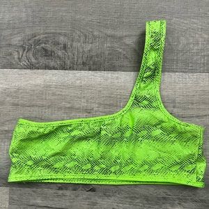 I Heart Raves Snakeskin Top